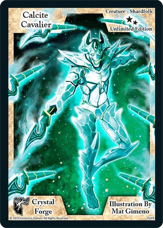 Calcite Cavalier (Unlimited Edition) (25) [CRF] - Exodus TCG Single