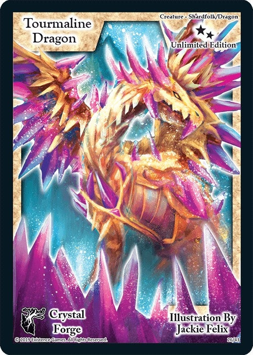 Tourmaline Dragon (Unlimited Edition) (26) [CRF] - Exodus TCG Single