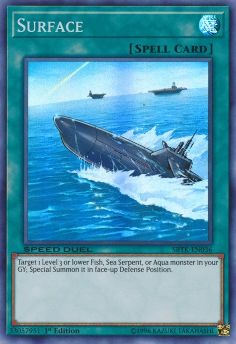Surface (36) (SBTK) - YuGiOh Single
