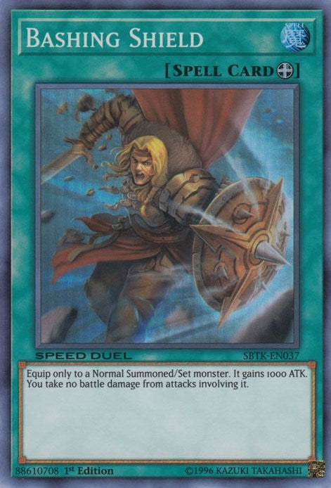 Bashing Shield (37) (SBTK) - YuGiOh Single