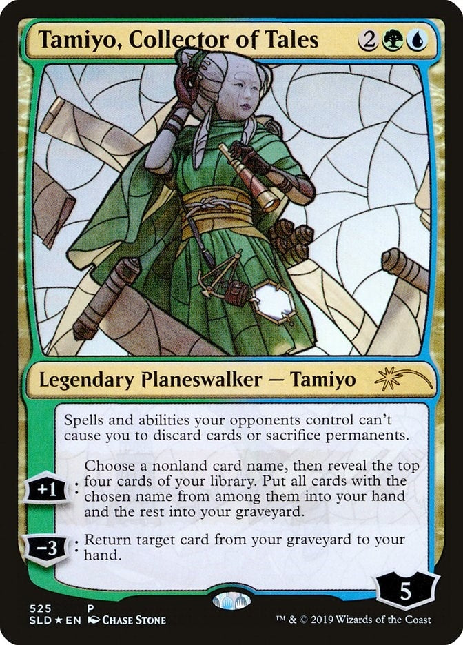 Tamiyo Collector of Tales (Stained Glass) (525) [SLD] - MTG Single