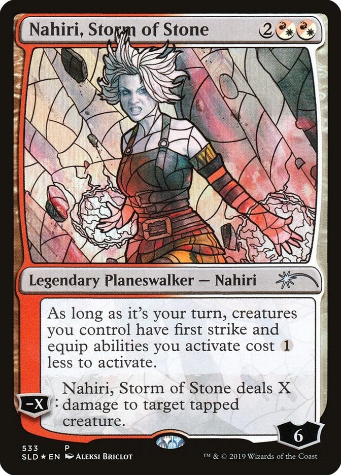 Nahiri Storm of Stone (Stained Glass) (533) [SLD] - MTG Single