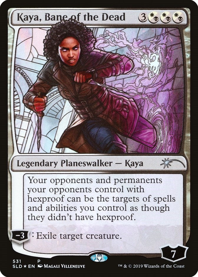 Kaya Bane of the Dead (Stained Glass) (531) [SLD] - MTG Single