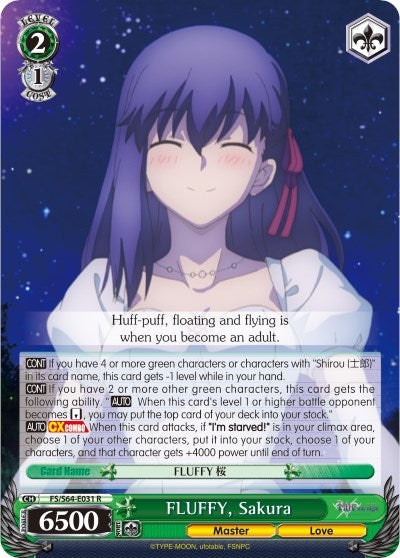 FLUFFY Sakura (64031) [FS/S64] - Weiss Schwarz Single
