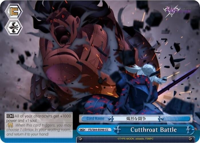 Cutthroat Battle (64098) [FS/S64] - Weiss Schwarz Single