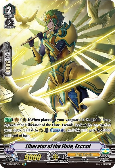 Liberator of the Flute Escrad (SP) (1001) [V-EB10] - Cardfight Vanguard Single