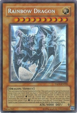 Rainbow Dragon (Ghost Rare) (Chaos Neos Misprint) (6) - YuGiOh Single