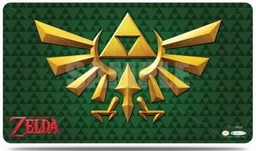 The Legend of Zelda - Green Crest Playmat with Playmat Tube - Playmats Sealed