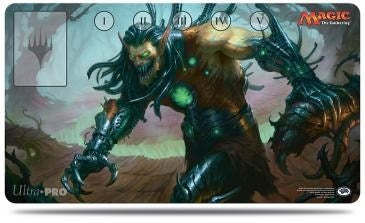 Commander 2015 Standard Size Playmat for Magic - Ezuri Claw of Progress - Playmats Sealed