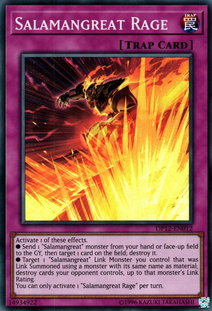 Salamangreat Rage (12012) (OP12) - YuGiOh Single