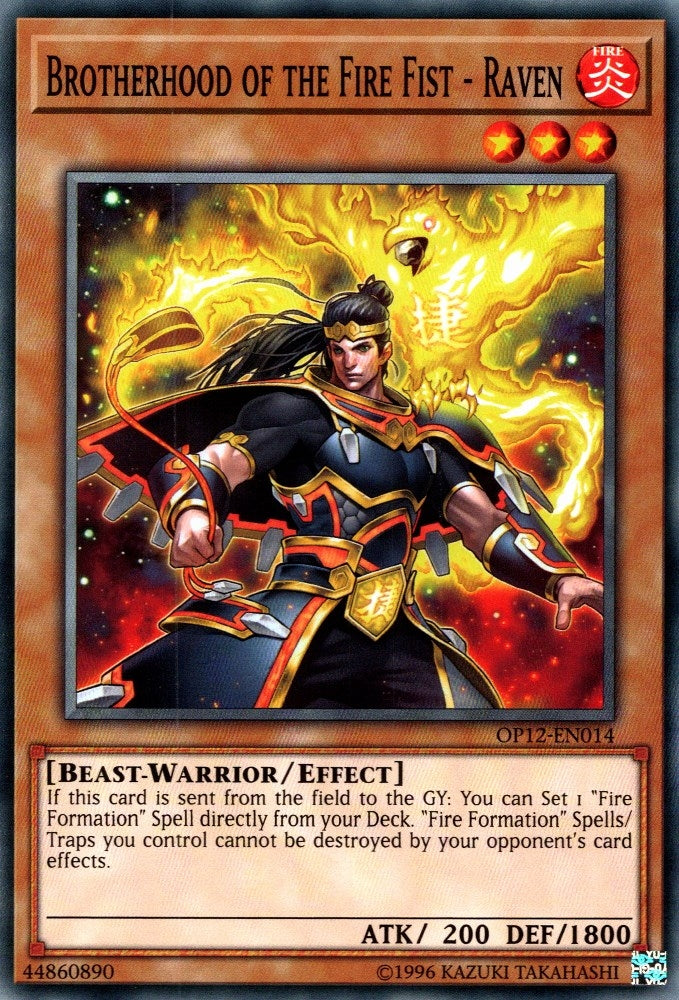 Brotherhood of the Fire Fist - Raven (12014) (OP12) - YuGiOh Single