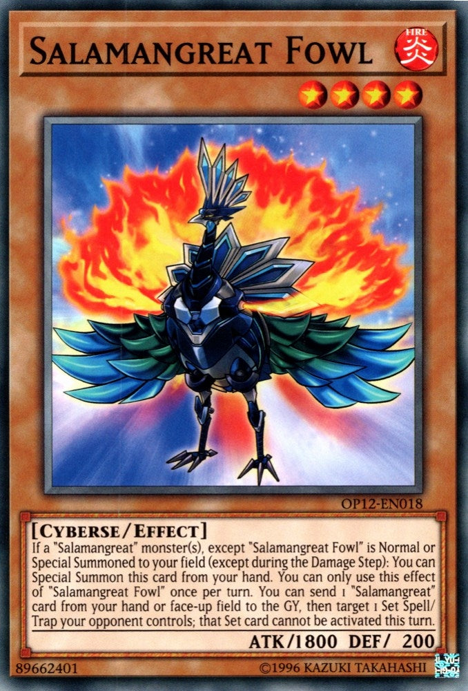 Salamangreat Fowl (12018) (OP12) - YuGiOh Single