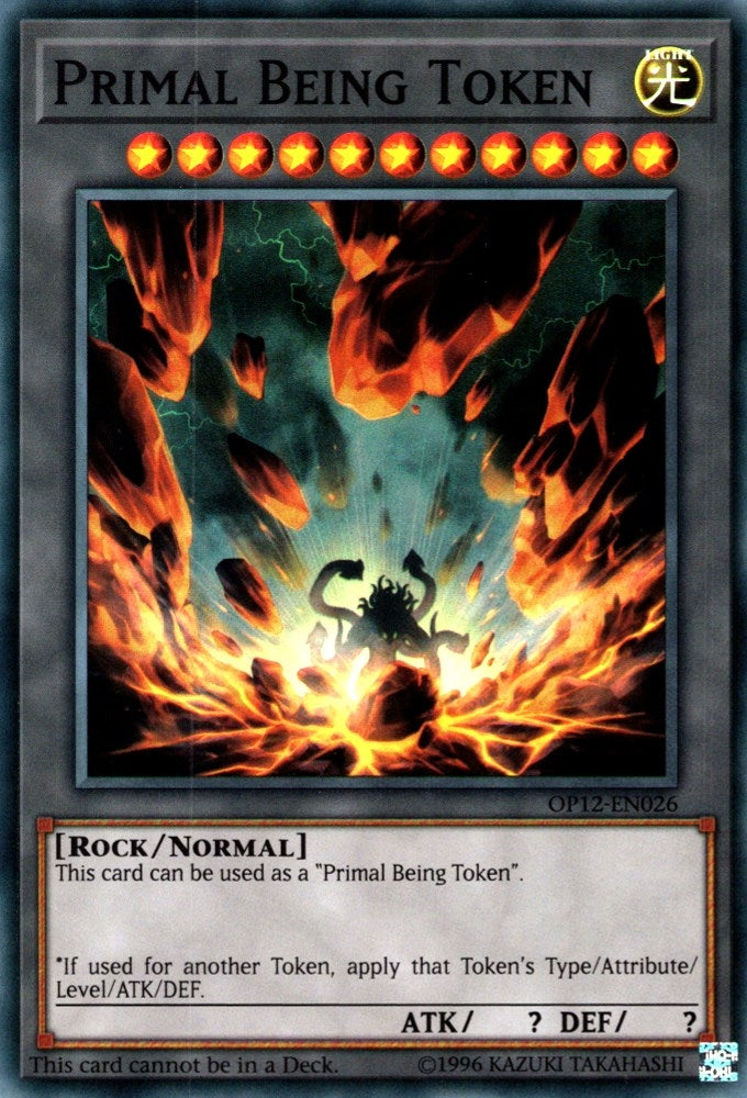 Primal Being Token (12026) (OP12) - YuGiOh Single