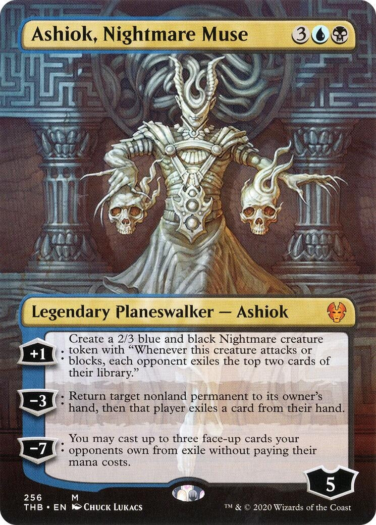 Ashiok Nightmare Muse (Borderless) (256) [THB] - MTG Single