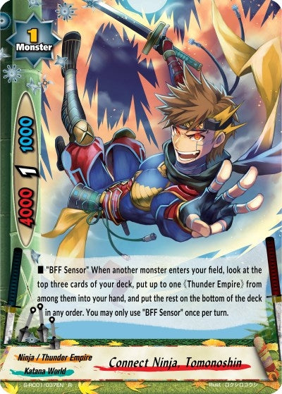 Connect Ninja Tomonoshin (1037) [S-RC01] - Future Card BuddyFight Single