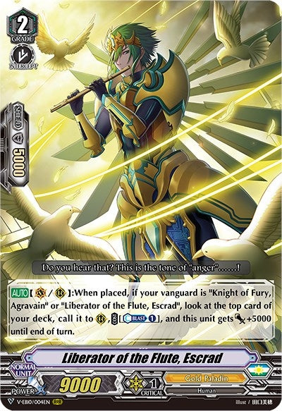 Liberator of the Flute Escrad (10004) [V-EB10] - Cardfight Vanguard Single