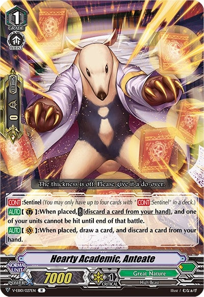 Hearty Academic Anteate (10027) [V-EB10] - Cardfight Vanguard Single