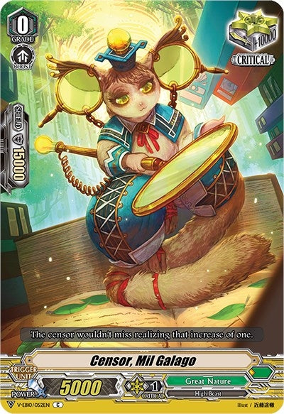 Censor Mil Galago (10052) [V-EB10] - Cardfight Vanguard Single
