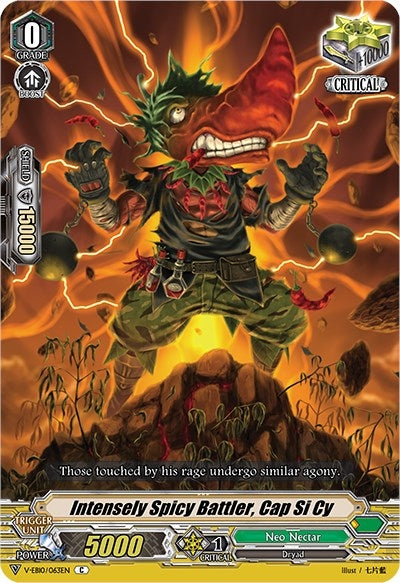 Intensely Spicy Battler Cap Si Cy (10063) [V-EB10] - Cardfight Vanguard Single
