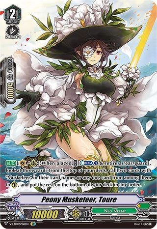 Peony Musketeer Toure (SP) (1006) [V-EB10] - Cardfight Vanguard Single
