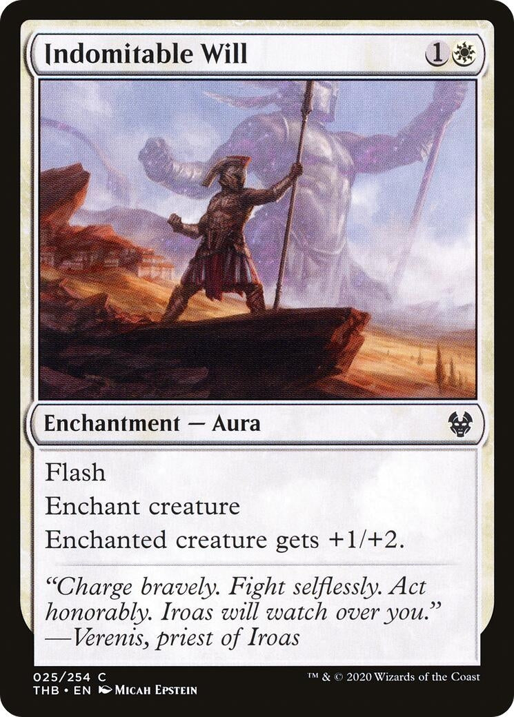 Indomitable Will (25) [THB] - MTG Single