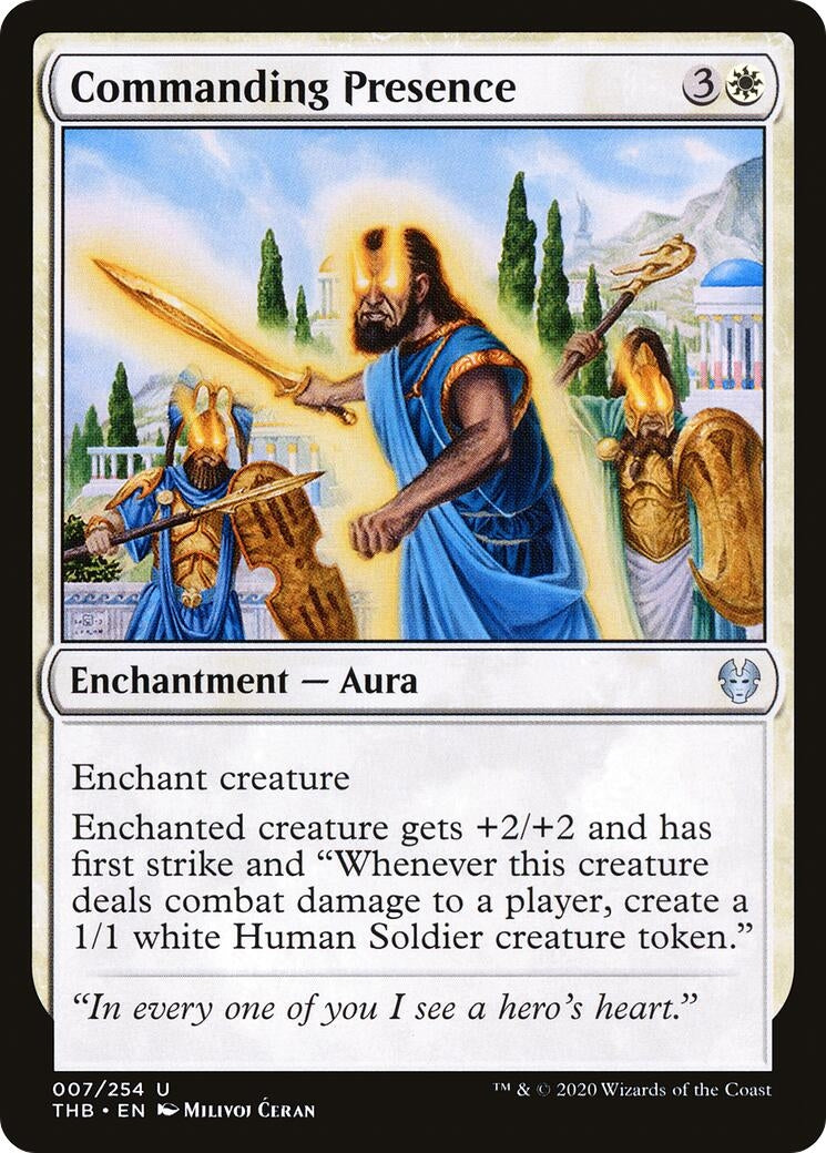 Commanding Presence (7) [THB] - MTG Single