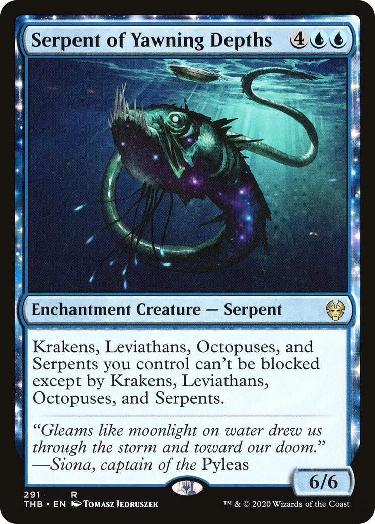 Serpent of Yawning Depths (291) [THB] - MTG Single