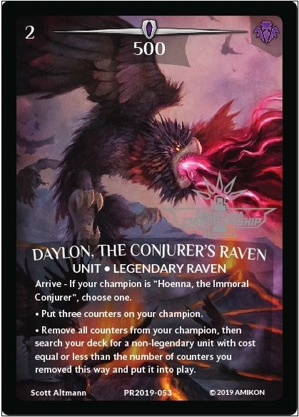 Daylon the Conjurer’s Raven (Serial Numbered) (2020053) [PR] - Argent Saga TCG Single
