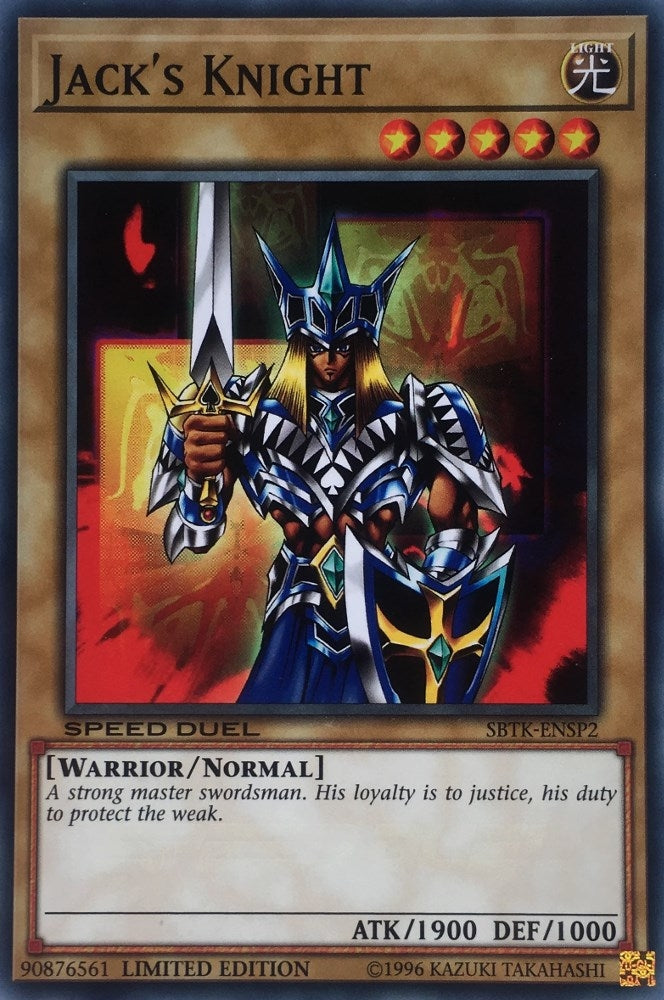 Jack’s Knight (2) (SBTK) - YuGiOh Single