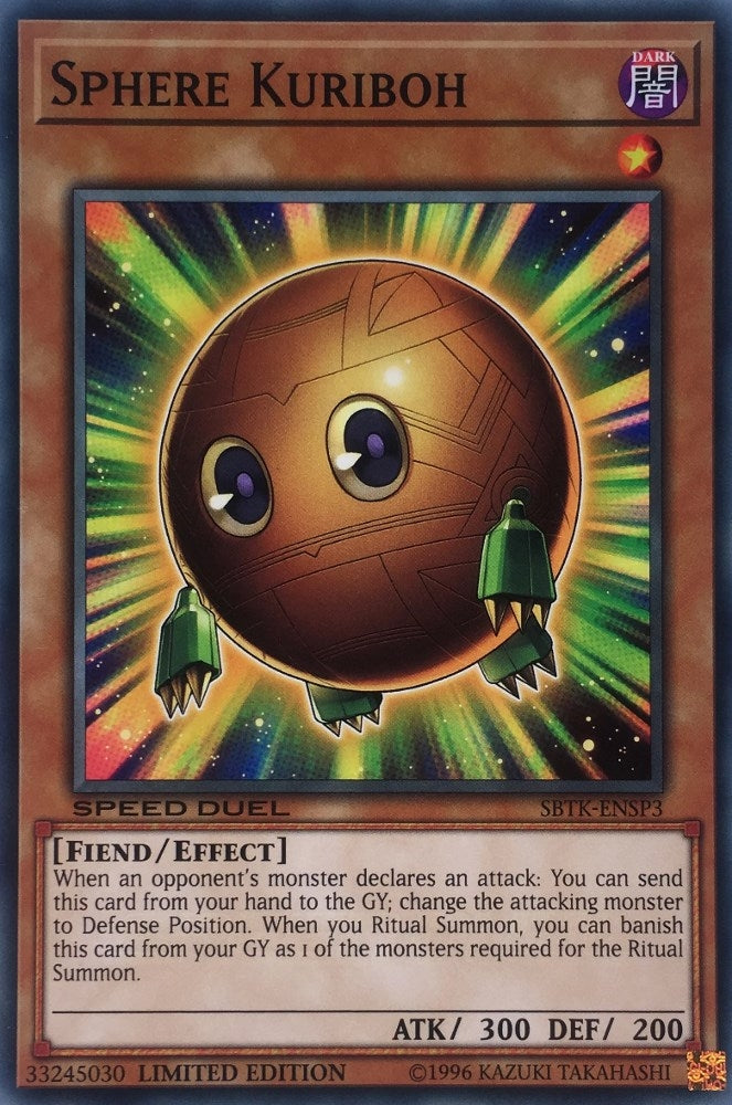 Sphere Kuriboh (3) (SBTK) - YuGiOh Single