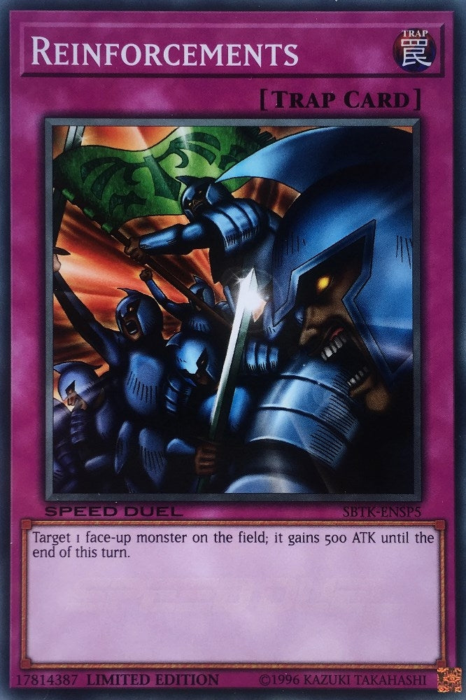 Reinforcements (5) (SBTK) - YuGiOh Single