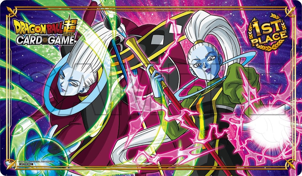 Dragon Ball Super: OTAKON 2019 Team Tournament - 1st Place Playmat featuring Whis & Vados - Playmats Sealed