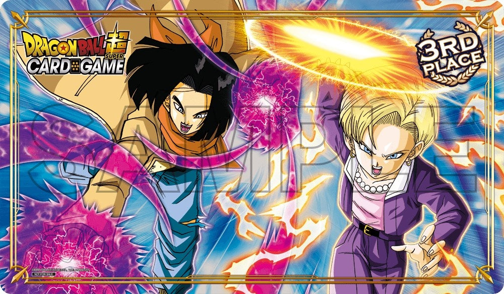 Dragon Ball Super: OTAKON 2019 Team Tournament - 3rd Place Playmat featuring Android 17 & Android 18 - Playmats Sealed