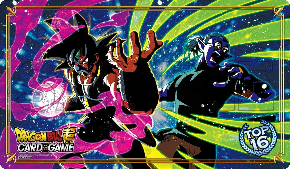Dragon Ball Super: OTAKON 2019 Team Tournament - Top 16 Playmat featuring Masked Saiyan & Fu - Playmats Sealed