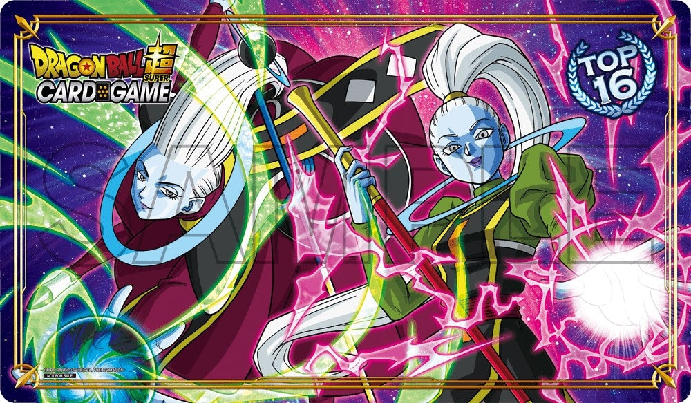 Dragon Ball Super: OTAKON 2019 Team Tournament - Top 16 Playmat featuring Whis & Vados - Playmats Sealed