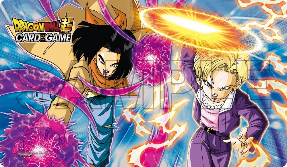 Dragon Ball Super: OTAKON 2019 Team Tournament - Participation Playmat featuring Android 17 & Android 18 - Playmats