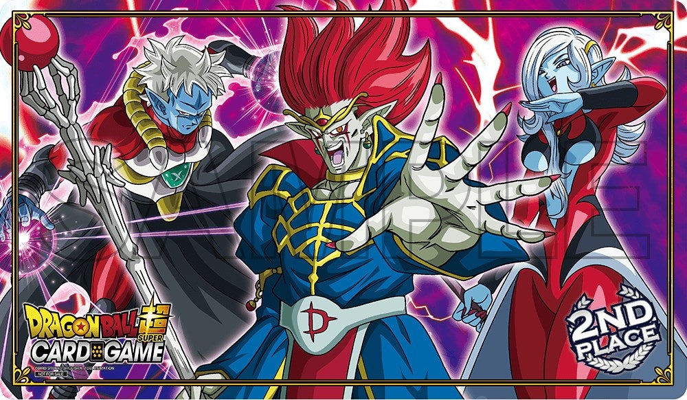 Dragon Ball Super: Origins 2019 Team Tournament - 2nd Place Playmat featuring Mira Demigra & Towa - Playmats Sealed