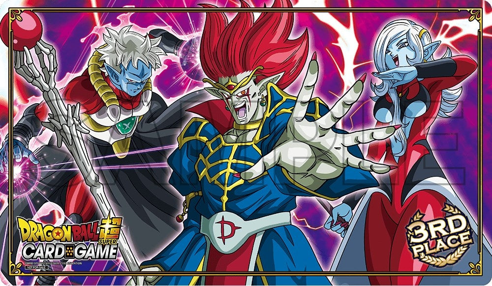 Dragon Ball Super: Origins 2019 Team Tournament - 3rd Place Playmat featuring Mira Demigra & Towa - Playmats Sealed