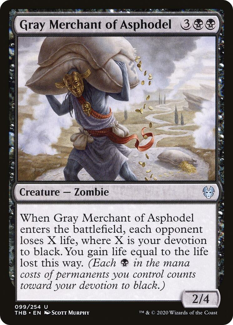 Gray Merchant of Asphodel (99) [THB] - MTG Single