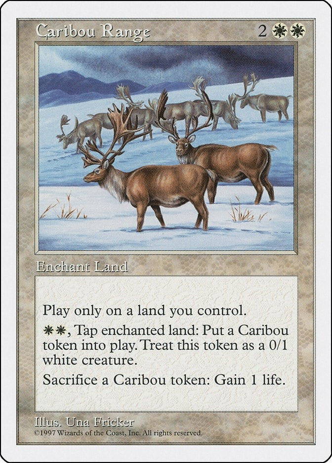 Caribou Range [5ED] - MTG Single