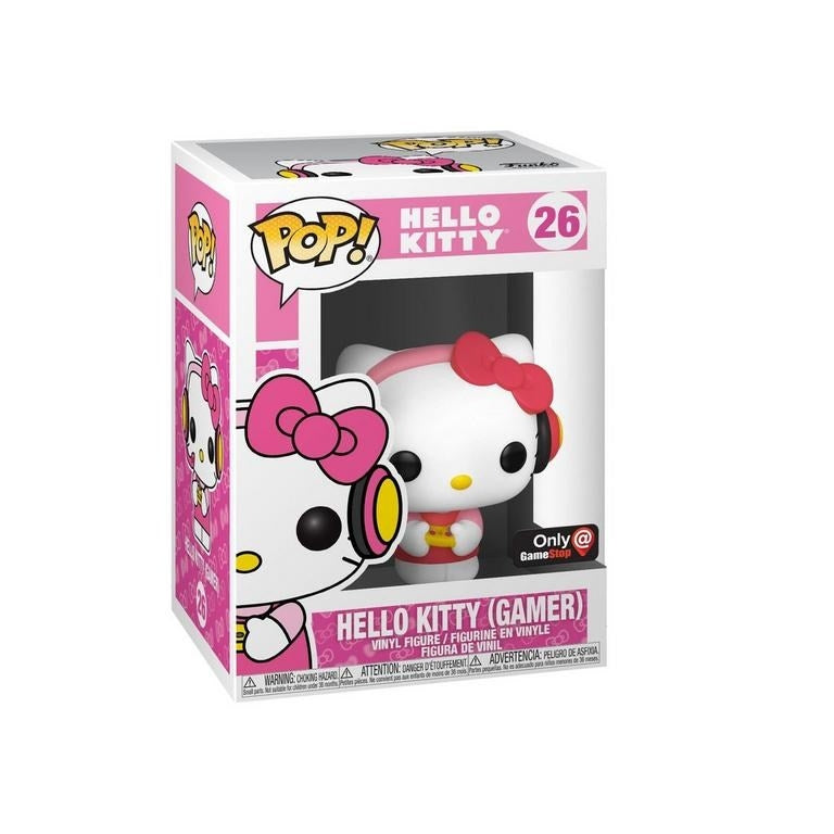 Hello Kitty: Hello Kitty (Gamer) (GameStop Exclusive) (26) [POP!] - Funko Sealed