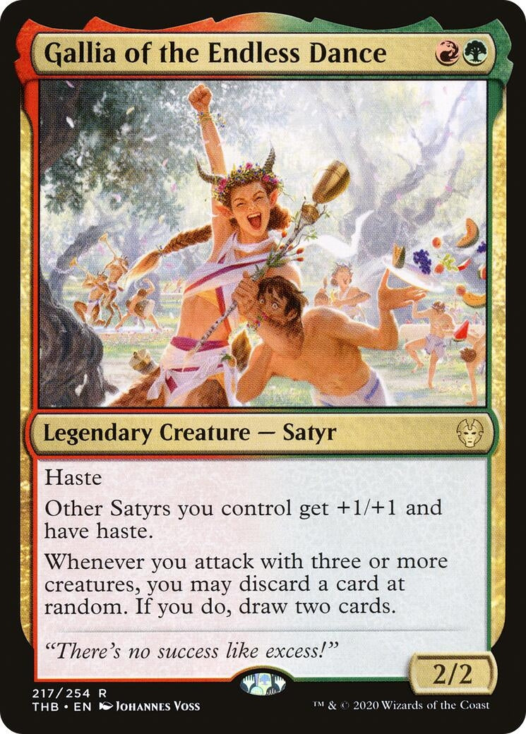 Gallia of the Endless Dance (217) [THB] - MTG Single