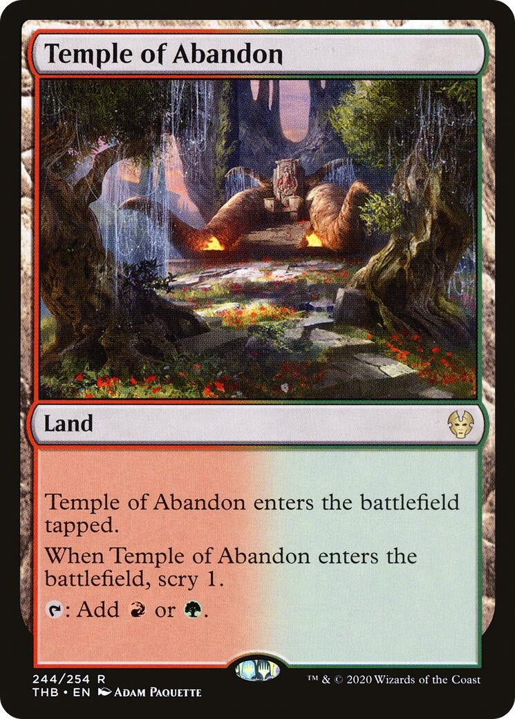 Temple of Abandon (244) [THB] - MTG Single