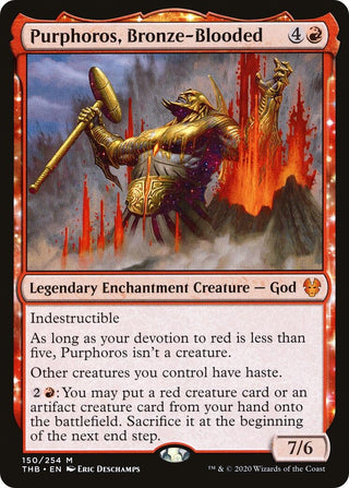 Purphoros Bronze-Blooded (150) [THB] - MTG Single