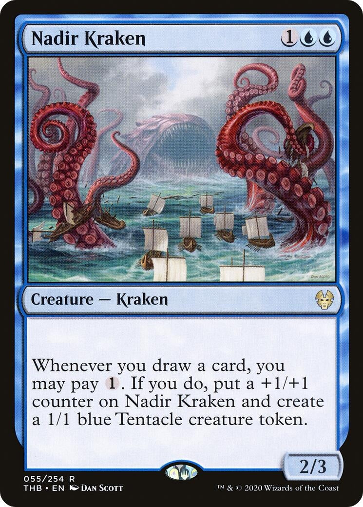 Nadir Kraken (55) [THB] - MTG Single