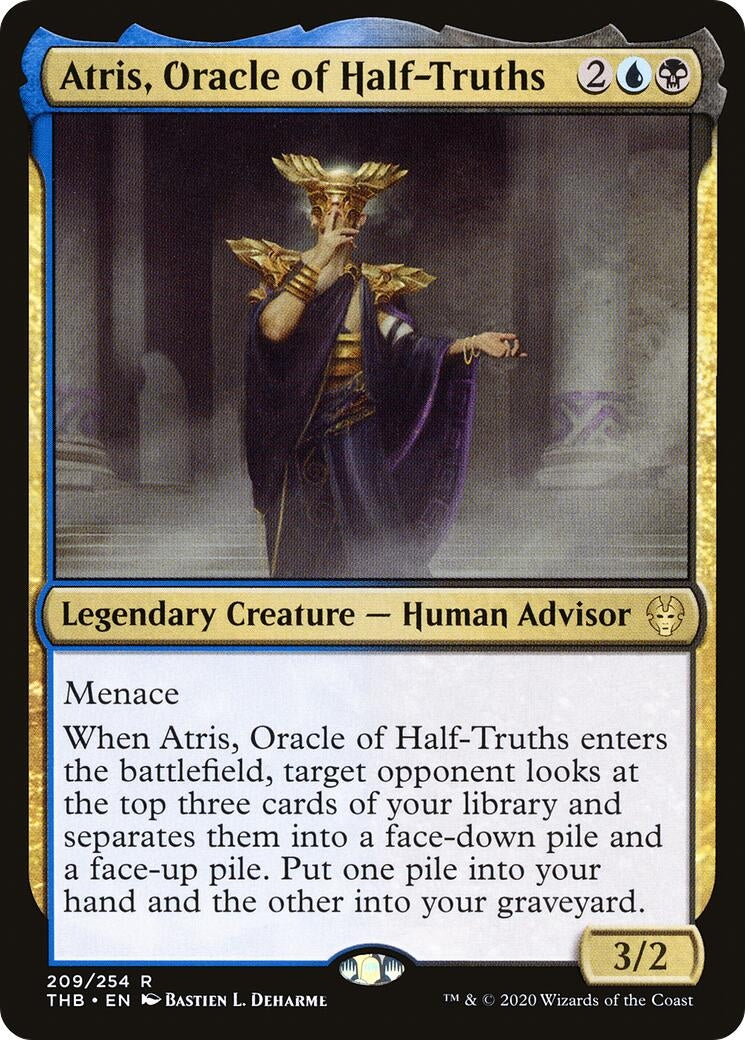 Atris Oracle of Half-Truths (209) [THB] - MTG Single