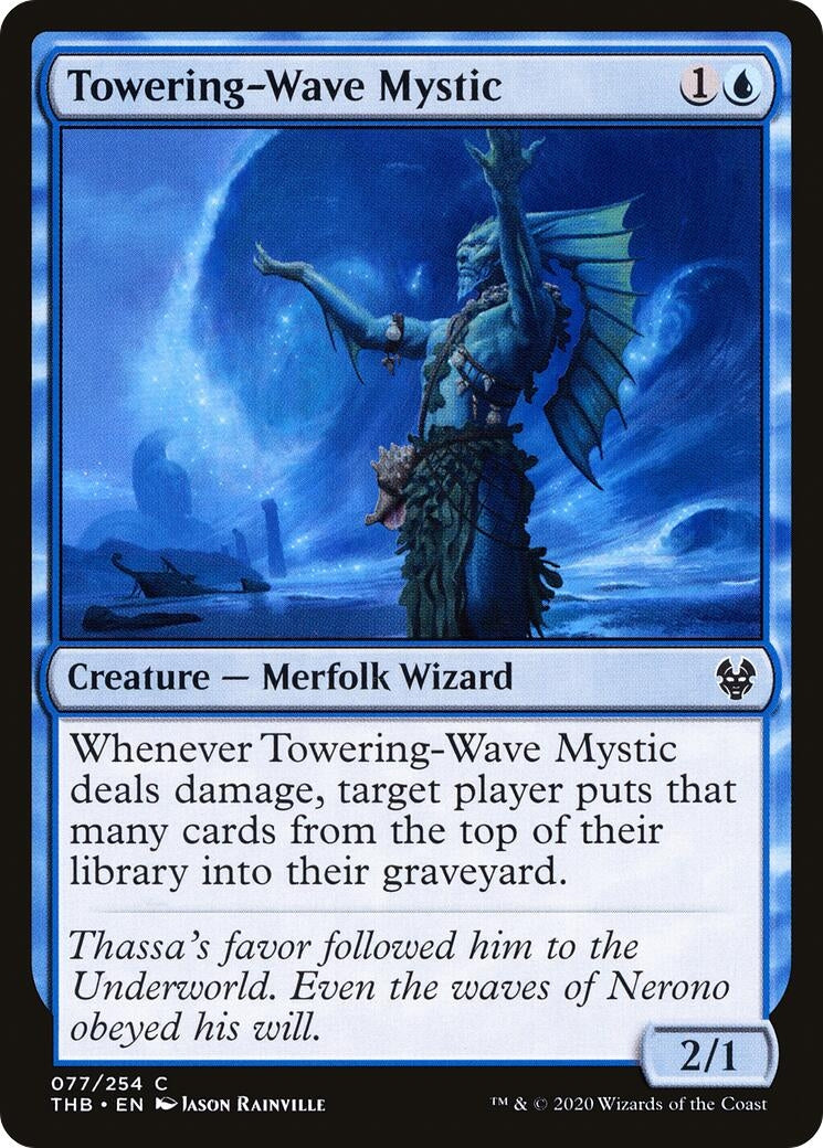 Towering-Wave Mystic (77) [THB] - MTG Single
