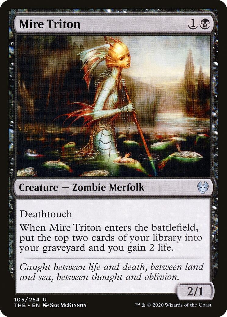 Mire Triton (105) [THB] - MTG Single