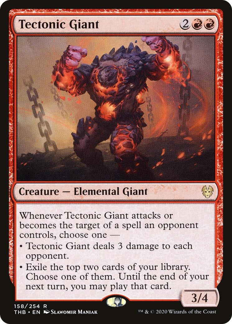 Tectonic Giant (158) [THB] - MTG Single