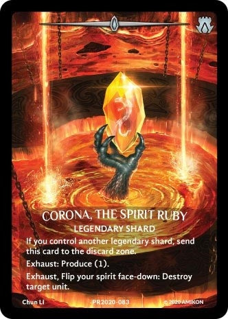 Corona the Spirit Ruby (Full Art) (2020083) [PR] - Argent Saga TCG Single